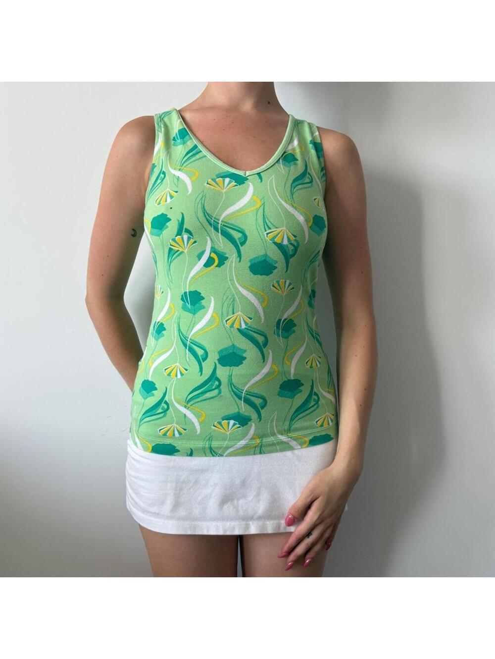 Women's Green Tank Top